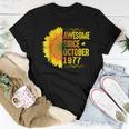 41St Birthday Sunflower Awesome Since October 1977 Tee Women T-shirt Unique Gifts