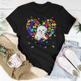 Autism Awareness Maltese Cute Heart Dog Dad Mom Gift Women T-shirt Funny Gifts