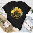 Awesome Since 2007 Sunflower 16Th Birthday Vintage 2007 Women T-shirt Funny Gifts