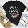 Best Amma Ever Thanksgiving Floral Funny Gifts Women T-shirt Funny Gifts