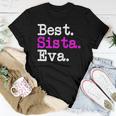 Best Bro Sista Best Sister Ever Friend Women T-shirt Unique Gifts