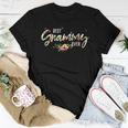 Best Grammy Ever Flowers Mothers Day Birthday Mom Grandma Women T-shirt Funny Gifts