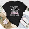 Womens Best Mom In The World Best Nina Mother Women Women T-shirt Unique Gifts
