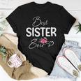 Best Sister Ever Floral Cute Mothers Day Women Girls Women T-shirt Funny Gifts