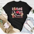 Cute Bear Funny Labor And Delivery Nurse Valentines Day Women T-shirt Funny Gifts