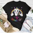 Cute Kitty 9Th Birthday Shirt Unicorn Rainbow 9Th Bday Women T-shirt Unique Gifts