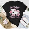 Dachshund Mama Wiener Dog Pink Flowers Cute Weenie Mom Gift Women T-shirt Funny Gifts