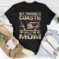 My Favorite Coastie Calls Me Mom Coast Guard Mom Coast Guard Women T-shirt Funny Gifts