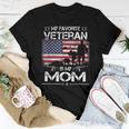 My Favorite Veteran Is My Mom - Flag Mother Veterans Day Women T-shirt Funny Gifts