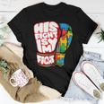 His Fight Is My Fight Autism Awareness Day For Mom Dad Women T-shirt Funny Gifts