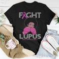 Fight Lupus Awareness Month Purple Ribbon Black Women Gift Women T-shirt Funny Gifts