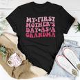 Womens My First As A Grandma Women T-shirt Unique Gifts