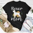 Funny Boxer Mom Sunflower Dog Lovers Mothers Day Gift Women T-shirt Funny Gifts