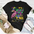 Funny Carnival Party Gift Idea Flamingo Mardi Gras V6 Women T-shirt Funny Gifts