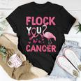Funny Flock You Flamingo Cancer Breast Cancer Women T-shirt Funny Gifts