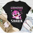 Godmother Shark Doo Doo Christmas Mothers Day Gifts Women T-shirt Funny Gifts