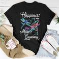 Happiness Is Being A Mom And Gammy Mothers Day Gift Women T-shirt Funny Gifts