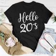 Womens Hello 20S Womens 20 Year Old 20Th Birthday Bday Squad Women T-shirt Unique Gifts
