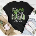 Im Not Lucky Im Blessed Nurse Life Saint Patrick Day Women T-shirt Funny Gifts