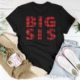 Kids Big Sis Plaid Tartan Red Buffalo Girls New Sister Women T-shirt Unique Gifts