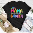 La Mama Mas Bonita Retro Groovy Spanish Women T-shirt Unique Gifts