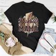 Leopard Baseball Mama Lightning Bolt Sport Mom Women T-shirt Personalized Gifts