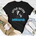 Little Sister Mermaid Matching Family Women T-shirt Unique Gifts