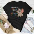 What Makes You Different Autism Awareness Kids Elephant Mom Women T-shirt Unique Gifts