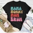Mama Mommy Mom Bruh Vintage Groovy Mother Women T-shirt Unique Gifts