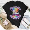 Mom Of The Birthday Girl Retro Rolling Skate Gift For Women Women T-shirt Funny Gifts