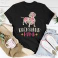 Mothers Day Gift Wiener Mom Weenie Dog Vintage Dachshund Women T-shirt Funny Gifts