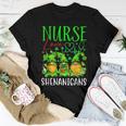 Nurses Love Shenanigans Funny Gnomes Nurse St Patricks Day V3 Women T-shirt Funny Gifts