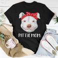 Pitbull Dog Lovers Pittie Mom Pit Bull Women T-shirt Personalized Gifts