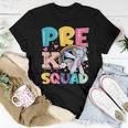 Pre K Squad Rocks First Day Back To School Primary Teacher Women T-shirt Unique Gifts