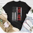 Proud Fire Wife Thin Red Line American Flag Firefighter Gift Women T-shirt Funny Gifts