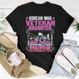Proud Korean War Veteran Daughter I Was Raised By Mine Women T-shirt Funny Gifts