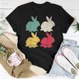 Retro Easter Bunny Rabbit Vintage Men Dad Kids Women Gift Women T-shirt Funny Gifts