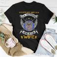 Shes Not Just A Us Military Veteran She Is My Wife Women T-shirt Funny Gifts