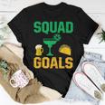 Taco Tequila Beer Squad Goals Women T-shirt Unique Gifts