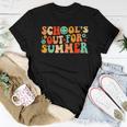 Vintage Schools Out For Summer Ladies Women Kids Teacher Women T-shirt Unique Gifts