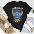 Vintage Usa American Flag Us Seabee Proud Veteran Wife Funny Women T-shirt Funny Gifts