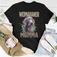 Weimaraner Momma | Weimaraner Dog Puppy Lover | Mothers Day Women Crewneck Short T-shirt Personalized Gifts