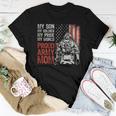 Womens My Son My Soldier Hero Proud Army Mom Us Military Mother Women T-shirt Funny Gifts