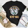 Womens Vintage Anchor Navy Aircraft Carrier Uss Ranger Women T-shirt Funny Gifts