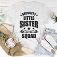 Cute Security Little Sister Protection Squad Women T-shirt Unique Gifts