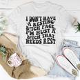 I Dont Have A Resting BTch-Face Sarcastic Mom Women T-shirt Unique Gifts