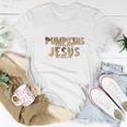 Fall Pumpkin Obsessed And Jesus Blessed Christian Autumn Women T-shirt Personalized Gifts