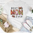 Floral Best Mom Ever From Daughter Son Kid Women T-shirt Unique Gifts