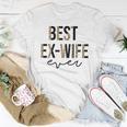 Funny Divorced Best Ex Wife Ever Divorce Party Ex Women T-shirt Funny Gifts