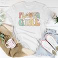 Groovy Flower Girl Wedding Proposal Bridesmaid Flower Girl Women T-shirt Unique Gifts